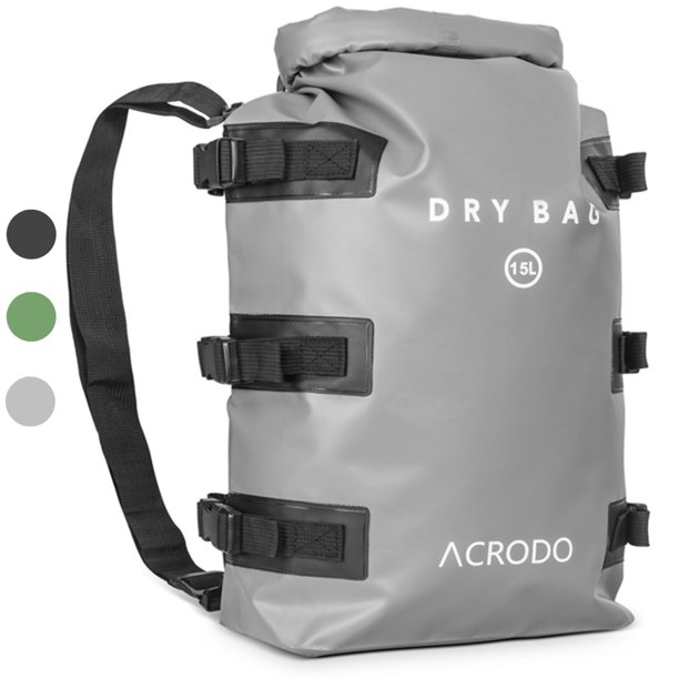 Acrodo Beach Bag - Dry Bag Backpack - Heavy Duty Waterproof Bag kayaksboats