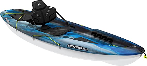 Pelican-Sentinel-100X-Sit-on-Top-Kayak-Recreational-Kayak-Lightweight-for-One-Person-kayaksboats