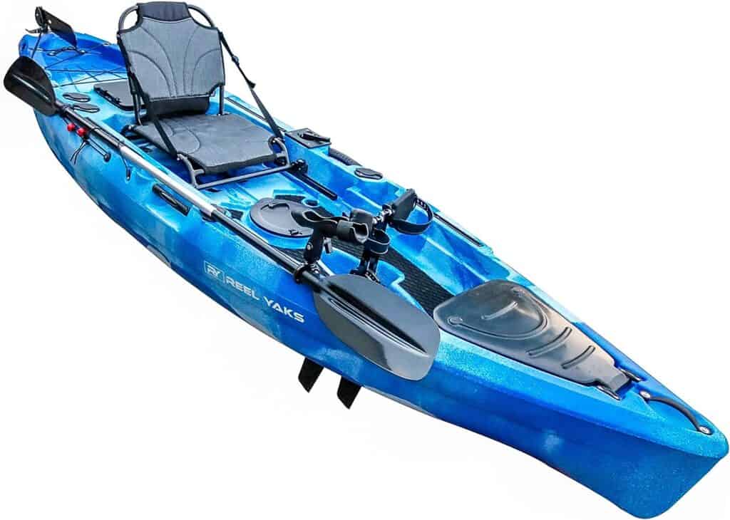 Pedal-Kayak-Fishing-Angler-11-sit-on-top-or-Stand-500lbs-Capacity-for-Adult-Youths-Kids-Suitable-for-Ocean-Lakes-Rivers-kayaksboats