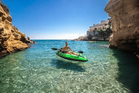 Kayaking Tips For Fishing On Spiaggia della Gaiola Near Naples, Italy kayaksboats